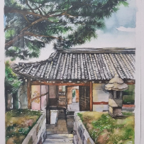 [화]감성을 담은 여행풍경 스케치 이미지