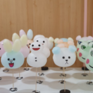 (로비체험) 6/13(토) 눈,코,입을 꾸며 완성하는 귀여운 캐릭터 솜사탕 이미지