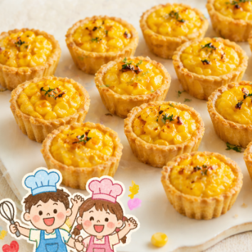 초당옥수수 타르트 이미지