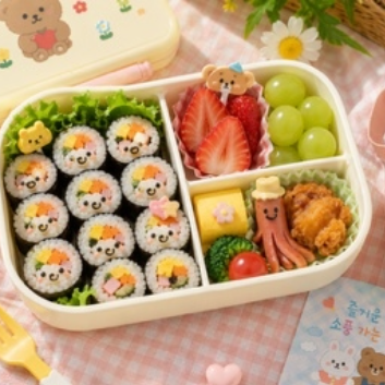 9월 오늘좋은 흑미밥과 함께하는 꼬마김밥 도시락 이미지