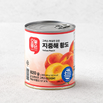 "오늘 좋은" 황도를 활용한 황도 컵케이크 이미지