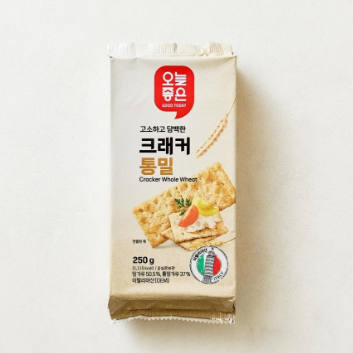 "오늘 좋은" 통밀 크래커 허수아비 머핀&복숭아 아이스티 이미지