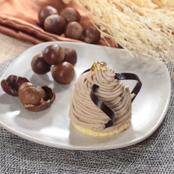 Autumn Dessert Lab 가을을 닮은 미니 디저트 I : 고소한 가을의 맛! 밤 몽블랑 타르트 이미지