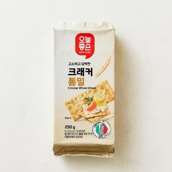 오늘좋은 크래커 통밀 활용 동물 얼굴 크래커 만들기 이미지
